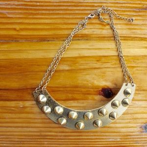 Gold Spike Necklace